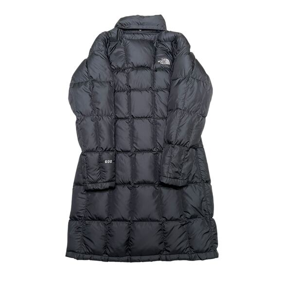 The North Face Women’s Long Black Down 600 Fill Puffer Jacket / Winter Coat - M - Picture 6 of 9